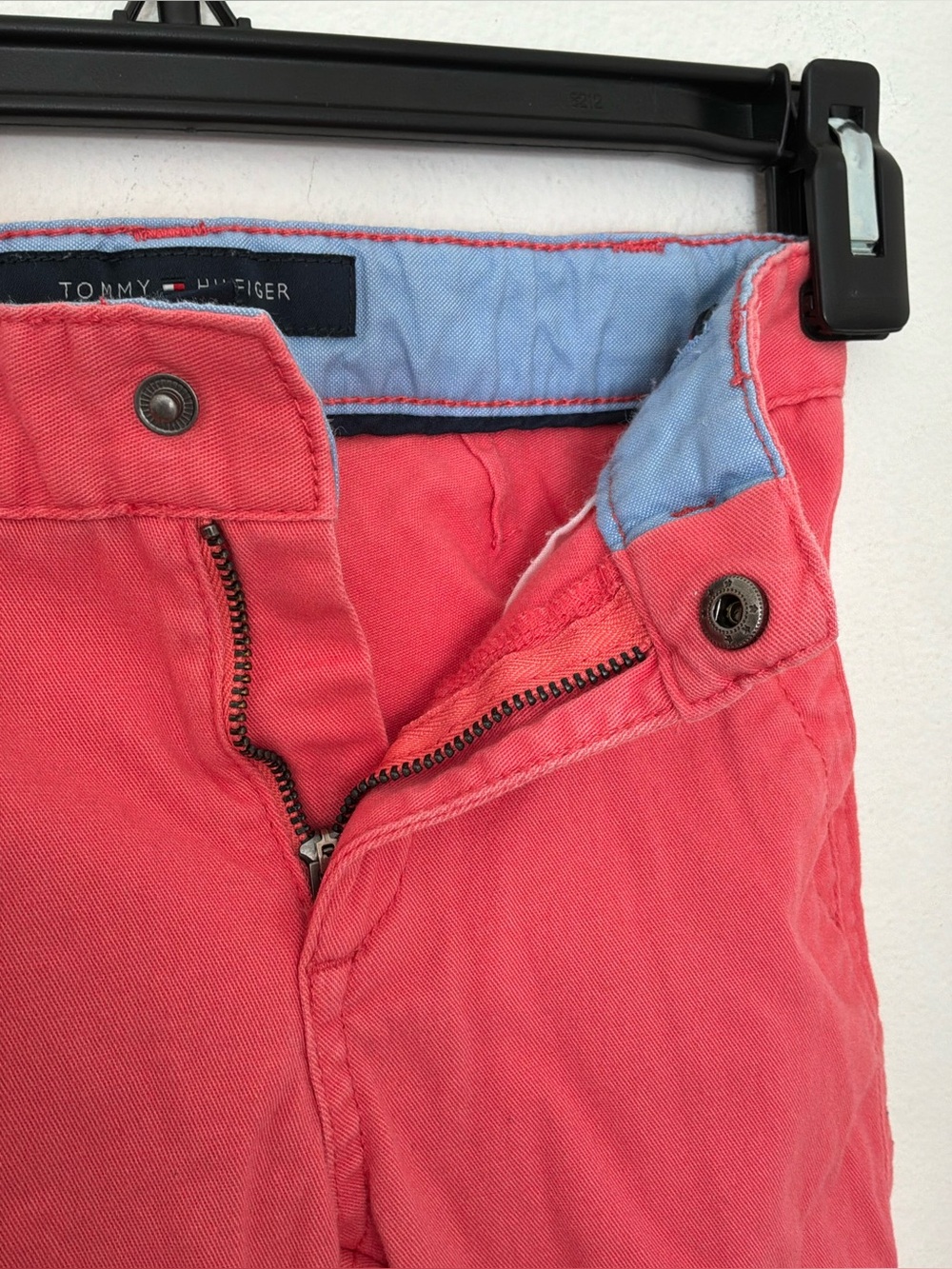 Tommy Hilfiger Toddler Boys Coral Chino Pants Size 3T Cotton Flat Front - Picture 7 of 9